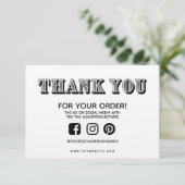 Carte Insertion de média Vintage (Debout devant)