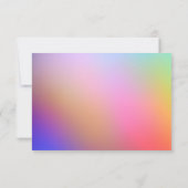 Carte Insertion de support de Merci Abstrait aquarelle (Dos)