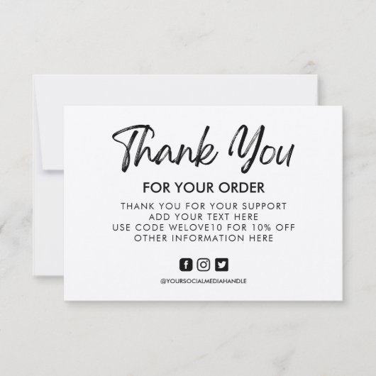 Carte Insertion multimédia personnalisée vintage (Devant)