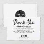 Carte Insertion multimédia personnalisée vintage (Devant / Derrière)