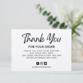 Carte Insertion multimédia personnalisée vintage (Debout devant)