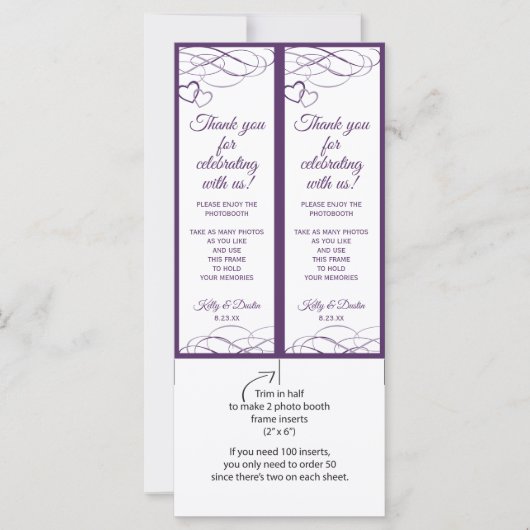 Carte Insertions de trames de la cabine photo | Aimé (Pl (Devant)