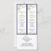 Carte Insertions mariages de la cabine photo - Dark Navy (Devant)