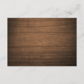 Carte insertive Bocaux en bois rustique Lumières D (Dos)