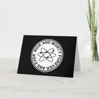 Carte Insigne atomique Rick et Morty pour toujours et ja
