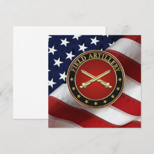 Carte Insigne de la Direction de l'artillerie de campagn