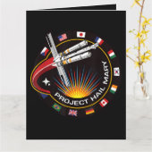 Carte Insigne de mission spatiale (Fleur jaune)