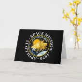 Carte Insigne de mission spatiale Apollo 13 1970 (Fleur jaune)