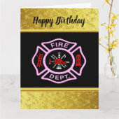 Carte Insigne noir et rose de logo de corps de (Fleur jaune)