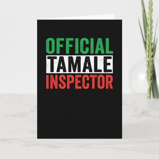 Carte Inspecteur officiel de tamales (Devant)