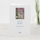 carte inspirant Paix par St Francis (Dos)