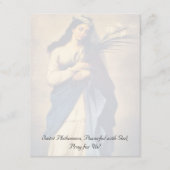 Carte Inspirante Sainte Philomène (Devant)