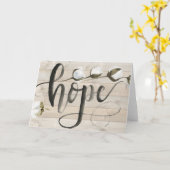 Carte Inspiration de ferme - espoir (Fleur jaune)