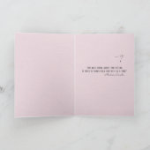 Carte Inspiration de la foi du pandelion noir (Intérieur)