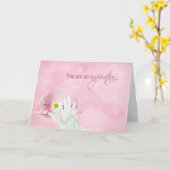 Carte Inspiration de sensibilisation au cancer du sein (Fleur jaune)