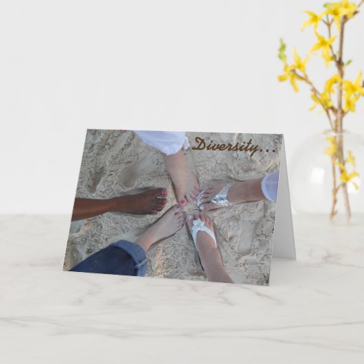 Carte Inspiration Diversité Rum Point îles Caïmans (Fleur jaune)