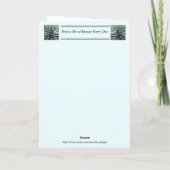 Carte Inspiration Get Well Card avec un Yucca étonnant (Dos)