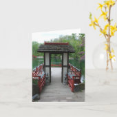 Carte Inspiration japonaise (Fleur jaune)