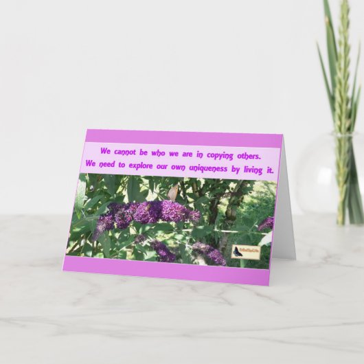 Carte Inspiration - Soyez vous (Devant)