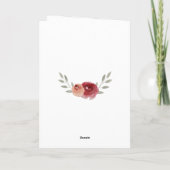 Carte Inspirational Funny 50th Birthday Floral Photo (Dos)