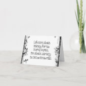 Carte Inspirational Learning to dance in the Rain Citati (Devant)