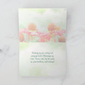 Carte Inspirationnel Psaume d'anniversaire 118:24 Fleurs (Intérieur)