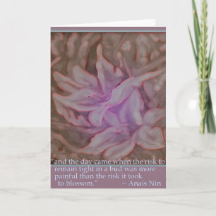 Carte Inspirationnelle #3 "Blossom"