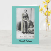 Carte Inspirations de Harriet Tubman (Fleur jaune)