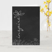 Carte Inspire Daisy (Fleur jaune)