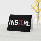 Carte InsPire Pi jour | Joyeux jour de Pi math (Fleur jaune)