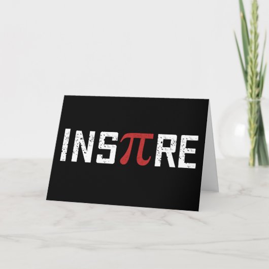 Carte InsPire Pi jour | Joyeux jour de Pi math (Devant)