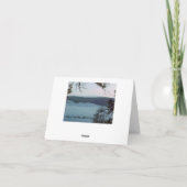 Carte inspirée de poème de montagne (Dos)