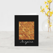 Carte Inspirer (Fleur jaune)