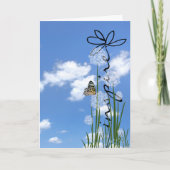 Carte Inspirer la fleur de texte (Devant)