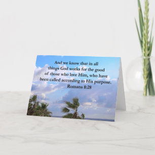 CARTE INSPIRING ROMANS 8:28 DESIGN