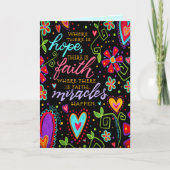 Carte Inspiritisme des "miracles" (Devant)