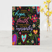 Carte Inspiritisme des "miracles" (Fleur jaune)