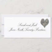 Carte instagram photo mariage (Dos)