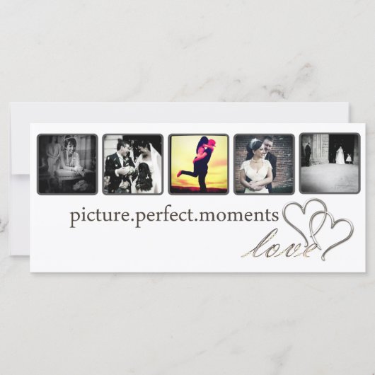 Carte instagram photo mariage (Devant)