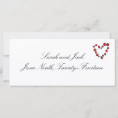 Carte instagram photo mariage (Dos)