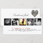 Carte instagram photo mariage (Devant / Derrière)