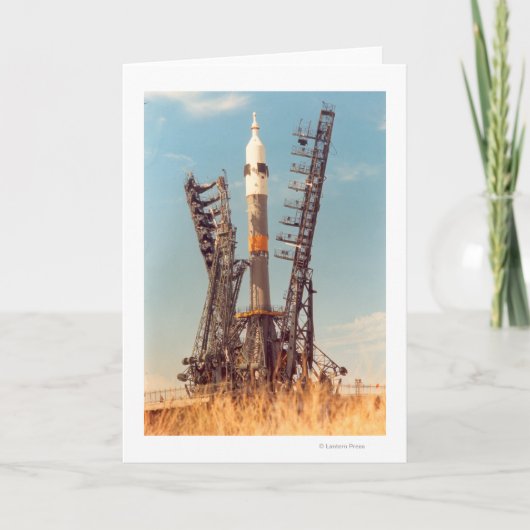 Carte Installation de vaisseau spatial de Soyuz à (Devant)