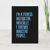 Carte Instructeur de condition physique (Devant)