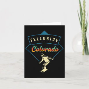 Carte Instructeur De Snowboard S Retro Telluride Colorad