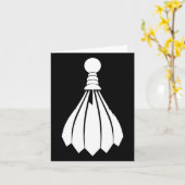 Carte Instructeur Shuttle Badminton (Fleur jaune)