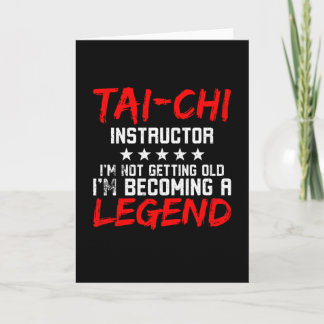 Carte Instructeur Tai Chi Légende Tai Chi