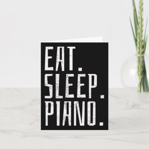 Carte Instrument de musique piano pianiste cadeau vintag