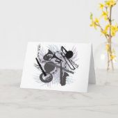 Carte Instruments de musique (Fleur jaune)