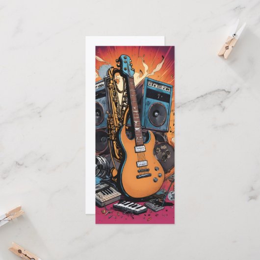 Carte Instruments de musique (Devant/Arrière en situation)