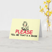 Carte insulte cruelle (Fleur jaune)